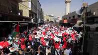 Decenas de jordanos se manifiestan en Amán en solidaridad con el pueblo palestino