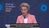 Von der Leyen avisa a Trump de que la UE responderá 