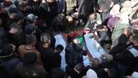 Funeral de los seis palestinos muertos en Cisjordania tras un ataque aéreo israelí