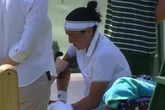 Wimbledon finalist cries and forced to leave court after 26 minutes in heatwave