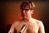 Strictly presenter strips off during podcast and confesses to sleeping on a inflatable lilo