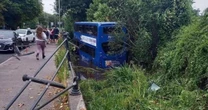 LiveEastleigh bus crash LIVE: Multiple children hurt as double decker goes into river