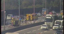 LiveM1 traffic LIVE as police and air ambulance rush to horror crash scene