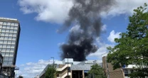 LiveMiddlesbrough fire LIVE: 'Stay away' warning as van goes up in flames