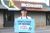 Aldi trolls McDonald's over breakfast cut-off time with epic free food stunt
