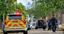 Baby among three rushed to hospital after dog attack as armed cops swarm