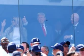 Donald Trump spotted 'breaking key rule' at World Cup Final
