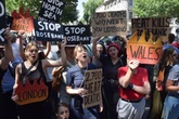 Protesters clash by Downing Street as Andy Burnham becomes UK's latest Prime Minister