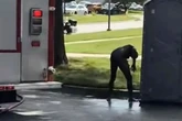 Man stuck eight hours inside a soiled porta-potty before 'head popped out of toilet'
