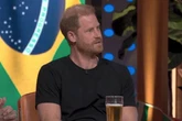 Prince Harry hits back over 'too posh for football' jibe on live TV