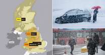 Met Office issues rare 'danger to life' amber weather warning over UK snow horror