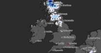 New Year's Day weather: Maps show exactly where snow will fall as Met Office issue 'danger to life' warning