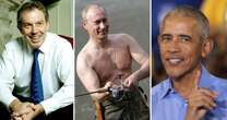 Most lusted-after world-leaders from Tony Blair to topless Putin as Justin Trudeau quits