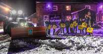 People still snowed in at Britain's highest pub receive booze delivery from Aldi snowplough