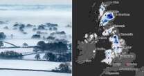 UK snow maps show exact date 500-mile Atlantic storm will bring SEVEN INCHES