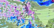 UK snow maps turn purple as more winter weather misery on way for freezing Brits