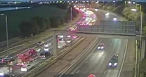 LiveM60 traffic LIVE: Rush hour chaos as crash causes massive queues on two motorways