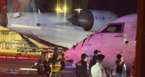 Delta planes in terrifying crash at LaGuardia Airport causing chaotic scenes