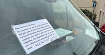 Residents divide opinion by taking 'sinister' revenge on cars parked in their street