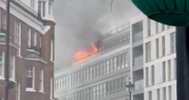 LiveWestminster fire LIVE: 70 firefighters face Rochester Row flat blaze in London