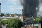 Huge fire breaks out at UK hospital with 'thick black smoke' coming from building