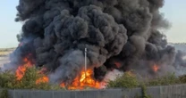 LiveRushden fire LIVE: Huge plume of smoke seen for miles amid massive blaze