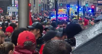 LiveCar ploughs into multiple people celebrating Liverpool Premier league win amid chaotic scenes