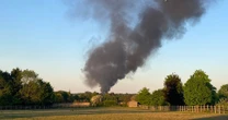 Hertford fire: Residents warned to close doors and windows as thick smoke billows from blaze