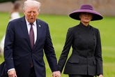 Trump uses same tactic to cover mystery bruise despite having to greet Royal Family