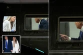 Donald Trump wags finger at Melania during heated awkward row on Marine One