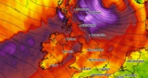 LiveMet Office weather LIVE: Storm Floris brings 85mph wind warning for half of UK