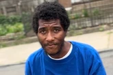 Stranger leaves homeless man speechless after mind-blowing makeover