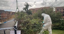 Major hunt launched for killer as man found fatally injured on Northampton canal bench