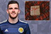 Andy Robertson's personalised gift boxes for Scotland team-mates and staff at Euro 2020