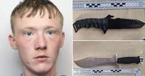 Knife-wielding passenger caught by chance told cops 'I'm going to kill someone'