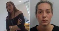 Moment paedo teacher Rebecca Joynes' jaw drops as she's arrested over sex with boys