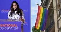 Suella Braverman blasted after 'disgusting' rant about 'monstrous' Pride flags