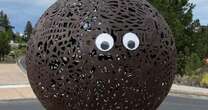 Googly eyes prank takes off as council begs people to stop sticking them to city art works