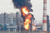Putin humiliated as Ukrainian drones strike Moscow’s main oil refinery in huge blast