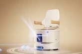 Boffins have unveiled a talking 'Dalek' toilet that can move, talk and grind waste