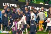 Jordan Henderson stretchered away needing gas and air after England celebrations