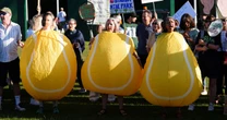 Wimbledon fans and protesters turn out for world's top tennis tournament - see pictures