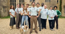 Small Cotswold town used as film set for Disney's Rivals with independent shops and railway walk