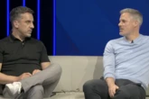 Jamie Carragher's Viktor Gyokeres claim after tough debut sends Gary Neville into a spin