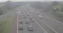 LiveM6 traffic LIVE: Overturned caravan sparks motorway closure and MILES of delays