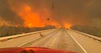 Texas wildfires: Terrifying video shows fire truck driving through 'apocalyptic' flamesTexas
