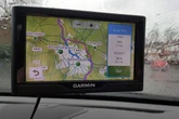 Delivery driver follows sat nav down path - then realises they've made a mistake
