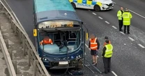 LiveA66 traffic LIVE as huge bus smash leaves glass on major road sparking MILES of delays