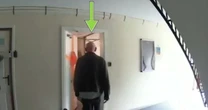 Moment OAP lured to flat before he's killed and stuffed in box by woman and teenage boy