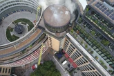 Former BBC television centre up in flames as 100 firefighters tackle blaze